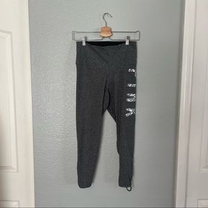 VS PINK Women's Pants Leggings High Waist Dark Gray Size Medium